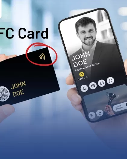 Custom NFC Card With Barcode